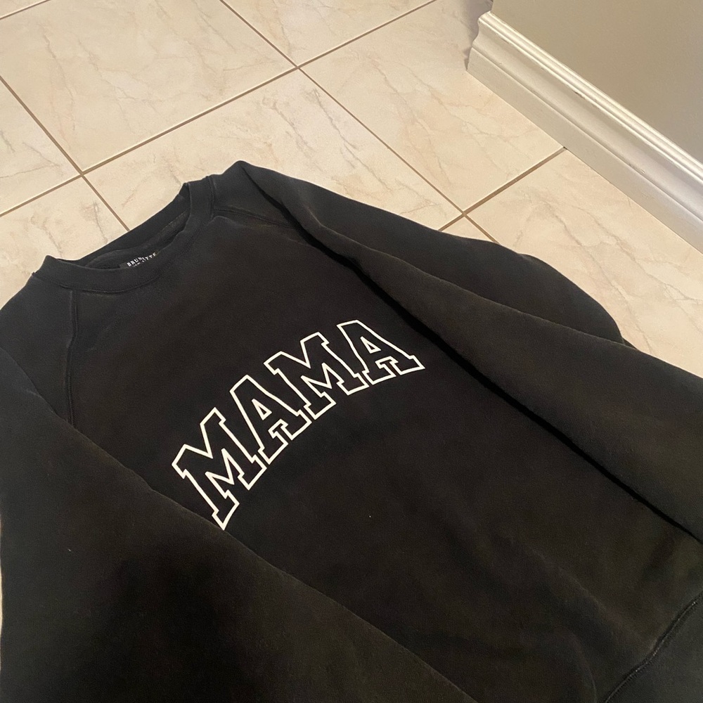 BrunetteThe Label 'MAMA' Crewneck Sweatshirt boyfriend fit - Picture 3 of 5